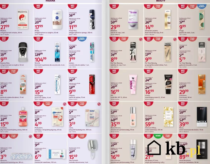Produkty z kategorii "Beauty" i "Higiena" w przecenie do 14 lipca Gazetka Rossmanna
