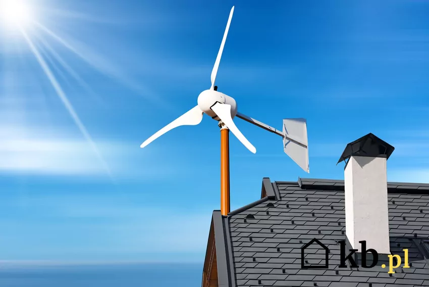 turbina wiatrowa na dachu