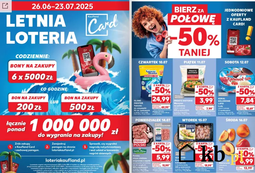 Do 23 lipca trwa letnia loteria w Kauflandzie Gazetka Kaufland