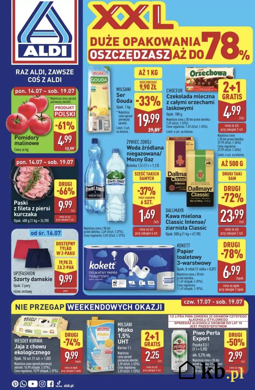 Ten rabat sięga aż 14 zł taniej za sztukę! Promocje w Aldi