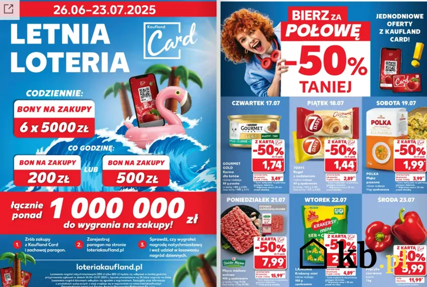 Letnia loteria w Kauflandzie - tylko do 23 lipca Kaufland - gazetka