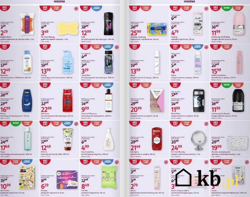 Produkty do higieny na dużej wyprzedaży w Rossmannie Rossmann - gazetka