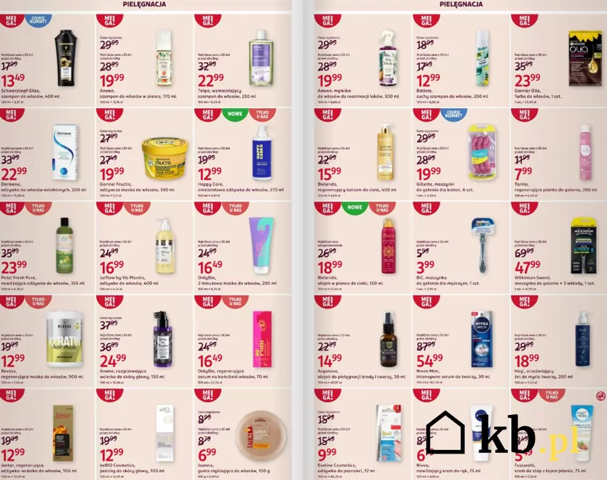 W Rossmannie dużo ciekawych produktów do pielęgnacji twarzy i ciała Rossmann - gazetka