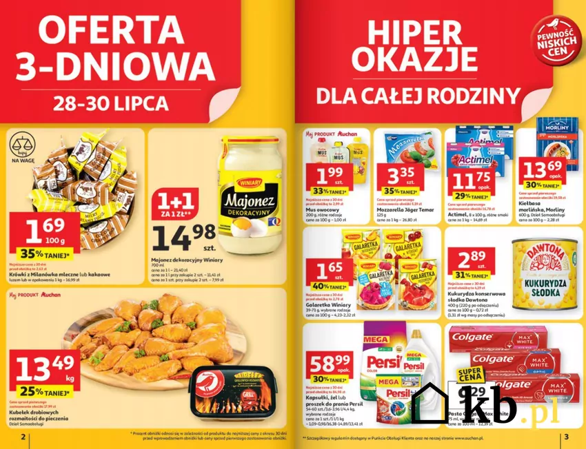 W Auchan hiper okazje dla całej rodziny i oferty 3-dniowe Auchan - gazetka
