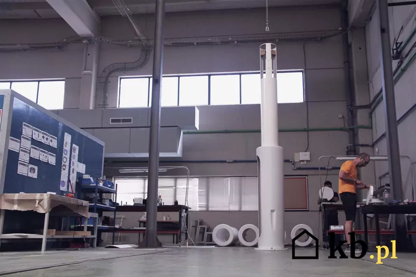 Turbina Vortex rozłożona na części