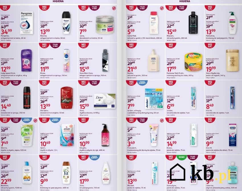 Produkty do higieny w atrakcyjnych cenach w Rossmannie Rossmann - gazetka