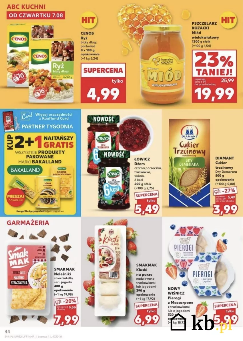Słoik miodu kosztuje 6 zł mniej Promocje w Kauflandzie