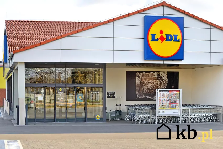 Wejście do sklepu Lidl