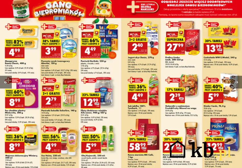 W Biedronce gigantyczne obniżki cen - do 31 sierpnia Biedronka - gazetka