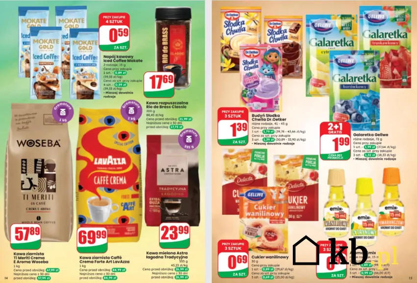 W Dino atrakcyjne ceny kaw i produktów do pieczenia Dino - gazetka