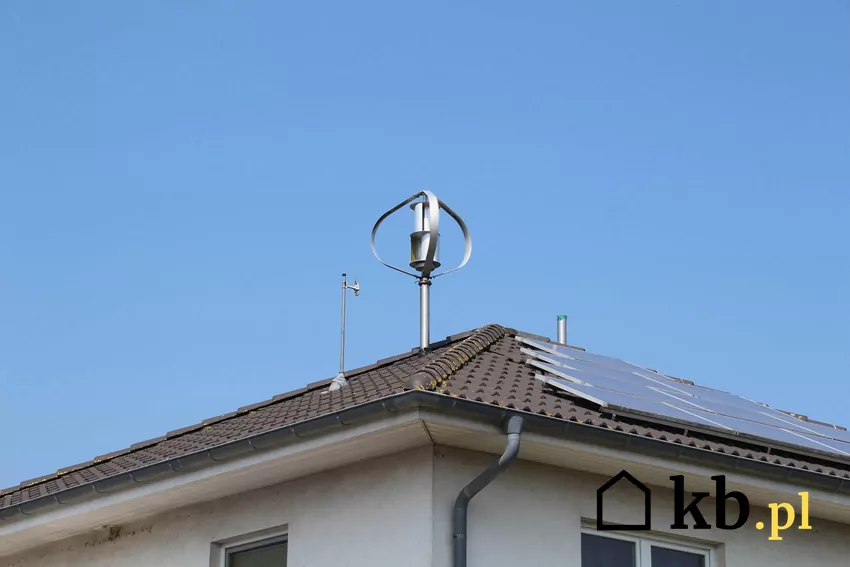 Turbina wiatrowa o pionowej osi pracuje przy niskich prędkościach wiatru Turbina Darrieusa ma łopaty wirnika w formie zamkniętej pętli