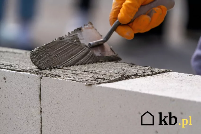 budowa ściany z betonu komórkowego