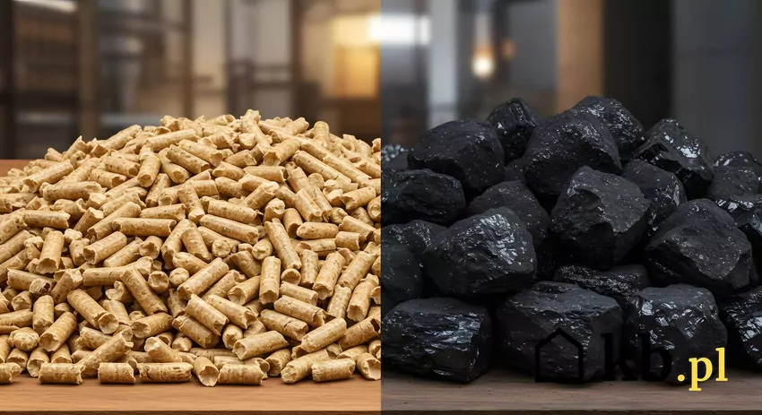 pellet drzewny, węgiel kamienny
