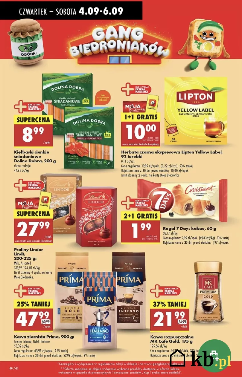 13 zł za opakowanie mniej to naprawdę zachęcający rabat Promocje w Biedronce