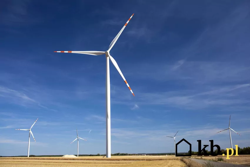 Duża turbina wiatrowa