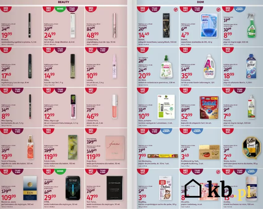 Na przecenie m.in. kultowe zapachy i produkty do domu Gazetka Rossmanna