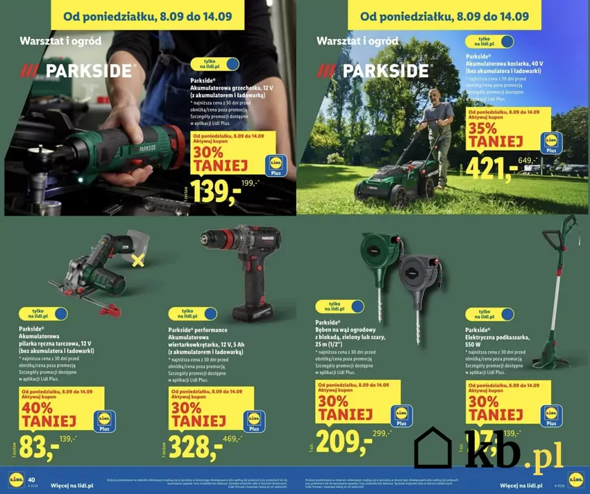 Promocja na elektronarzędzia gazetka Lidl