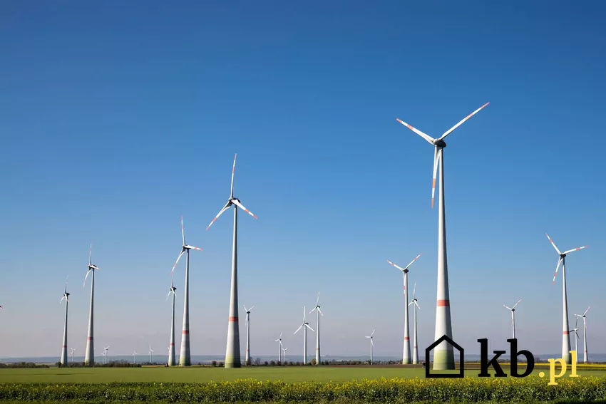 Farma dużych turbin wiatrowych