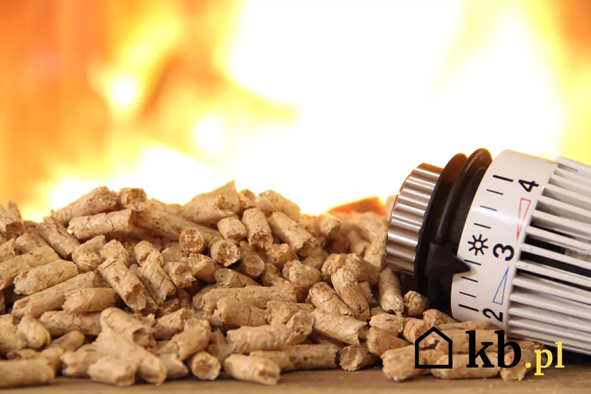 Pellet, ogień i termostat