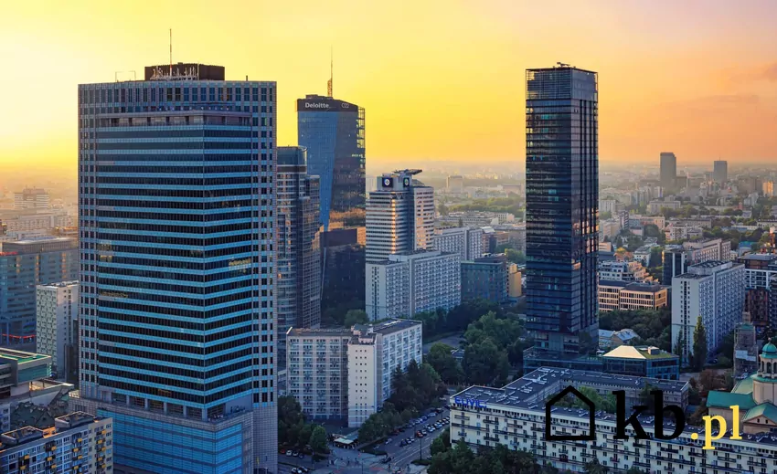 Na warszawskiej Woli powstanie kolejny duży biurowiec panorama Warszawy, Wola