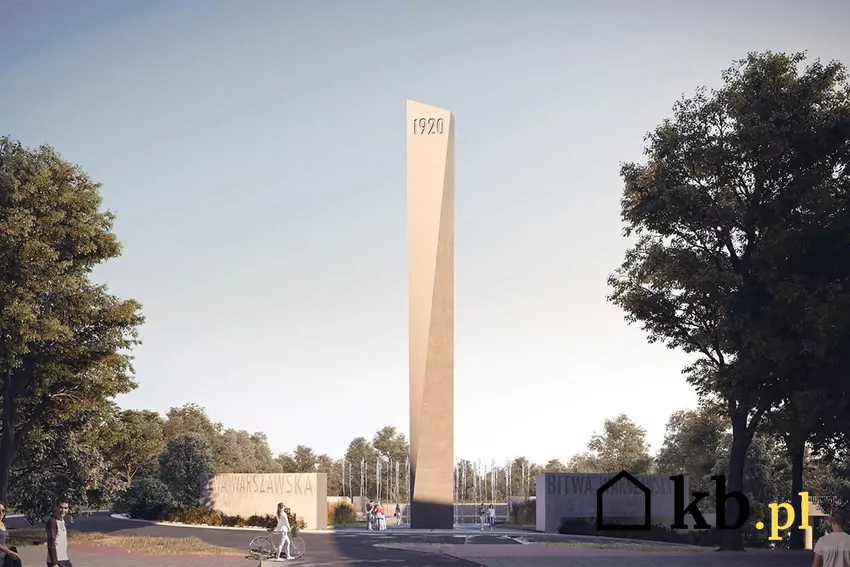 Pomnik Bitwy Warszawskiej miał być gotowy już w 2021 roku wizualizacja pomnika Bitwy Warszawskiej 1920