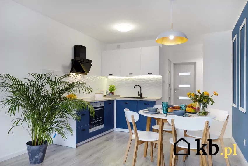 Błękit w kuchni