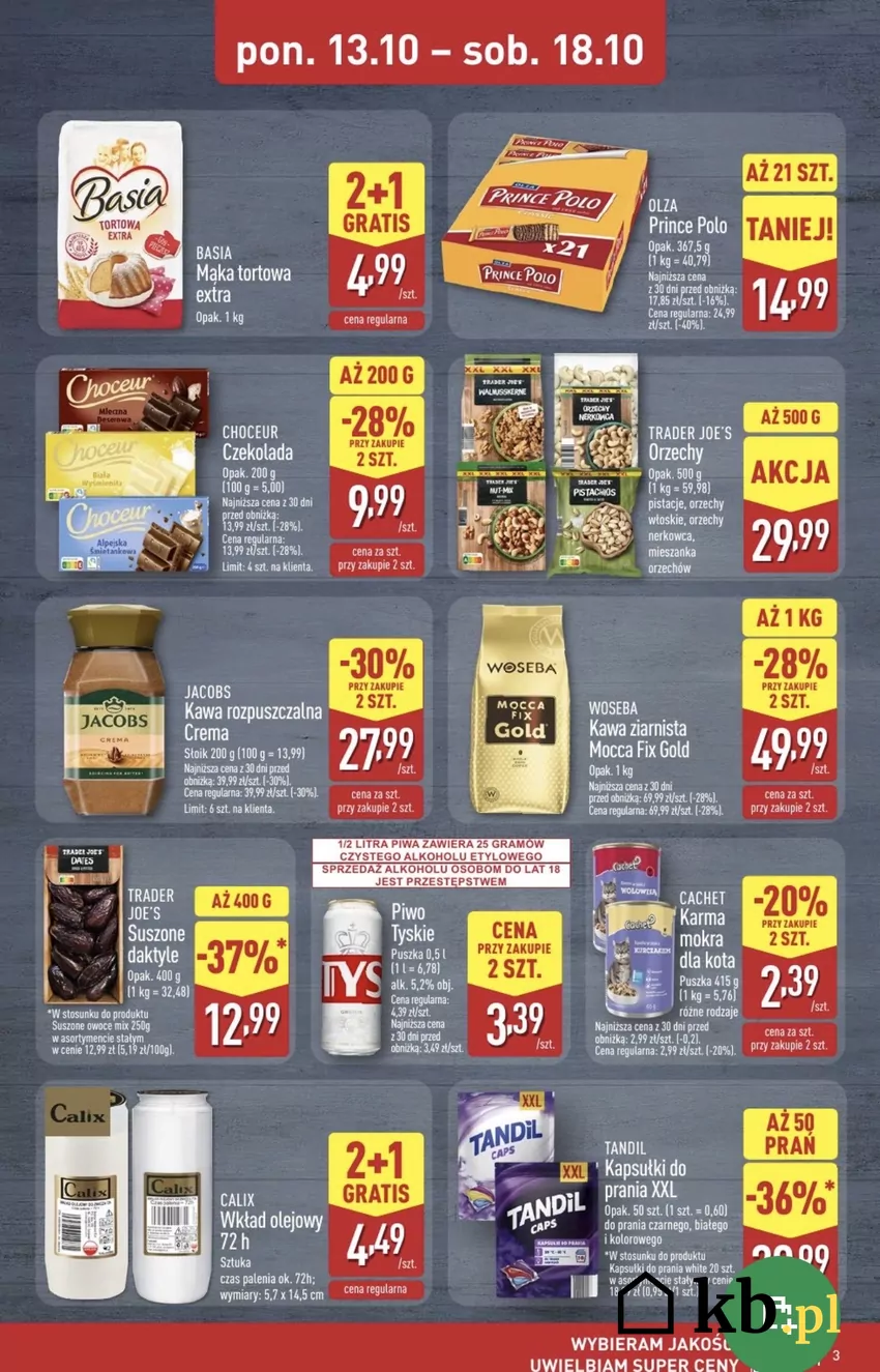 W ALDI są bardzo atrakcyjne rabaty na kawę Promocje w ALDI