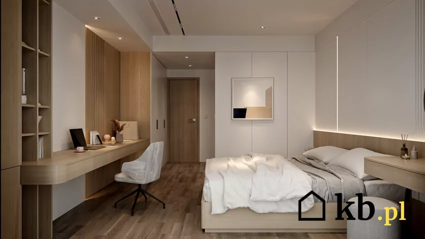 Styl hotelowy w sypialni