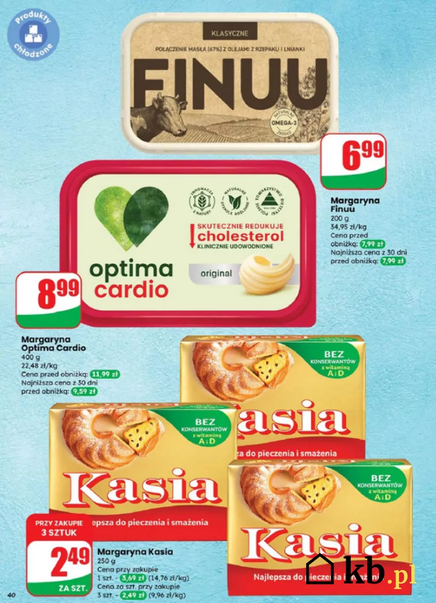 W promocji m.in. kultowa margaryna Kasia Dino - gazetka