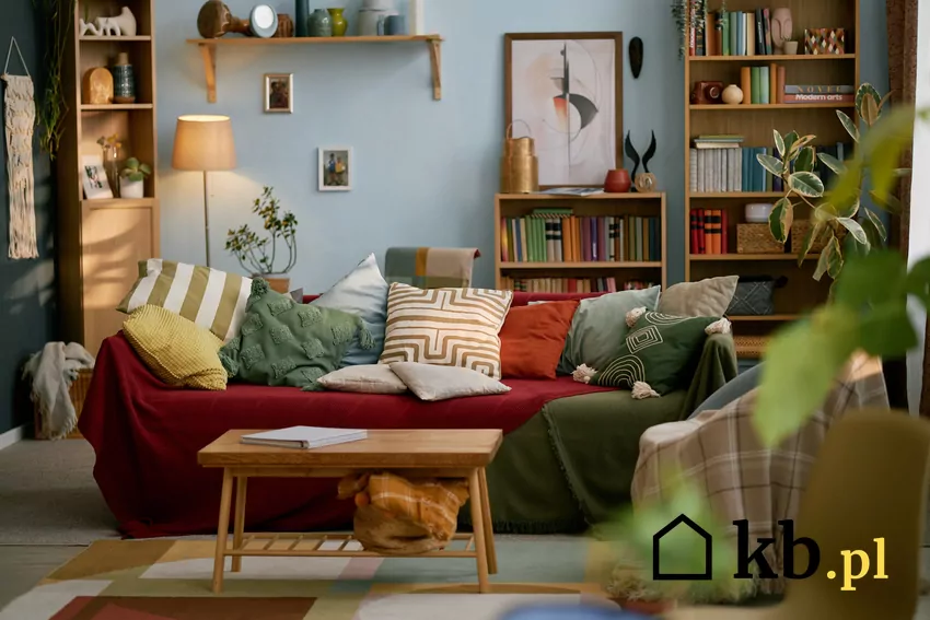 Łącz różne faktury i kolory, ale zachowaj harmonię - to klucz do stylowego maksymalizmu Nowy maksymalizm w salonie