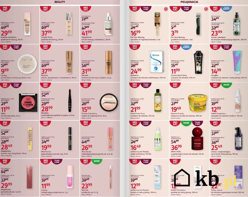 Duże obniżki cen w kategorii "Beauty" i "Pielęgnacja" Rossmann - gazetka