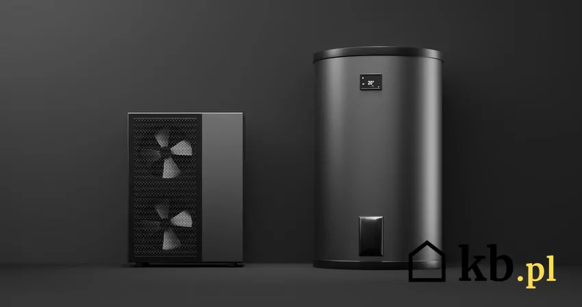 Dofinansowanie jest zależne od rodzaju urządzenia Dwie pompy ciepła na ciemnym tle