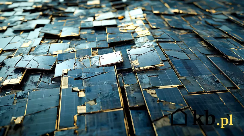 Składowisko zużytych paneli fotowoltaicznych