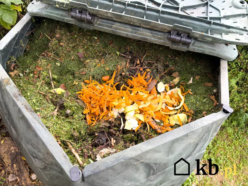 Nawóz do ogrodu i roślin balkonowych możemy zrobić z wielu innych odpadów organicznych pojemnik kompostowy