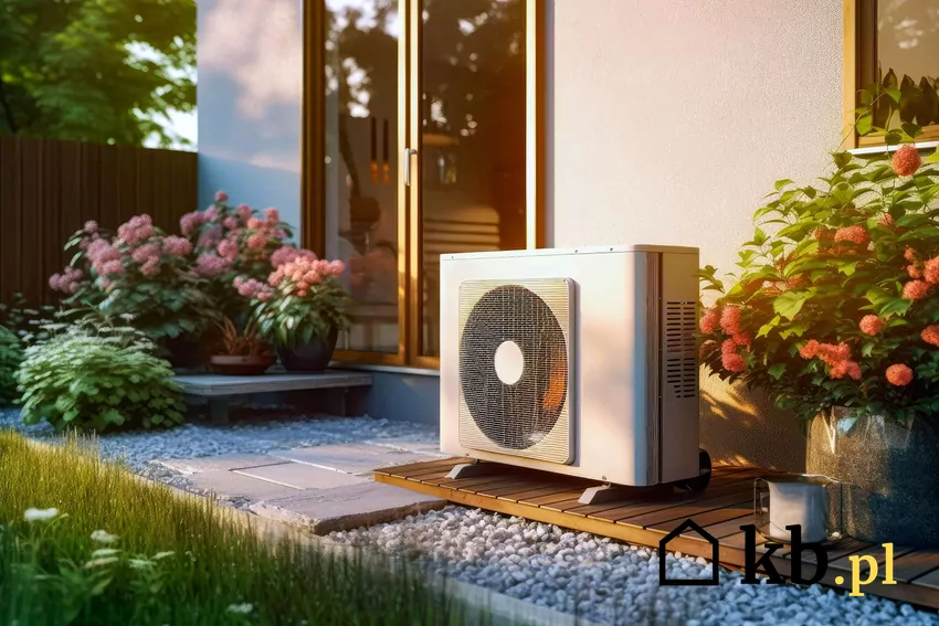 Rynek używanych pomp ciepła rozwija się z każdym rokiem Powietrzna pompa ciepła przy budynku
