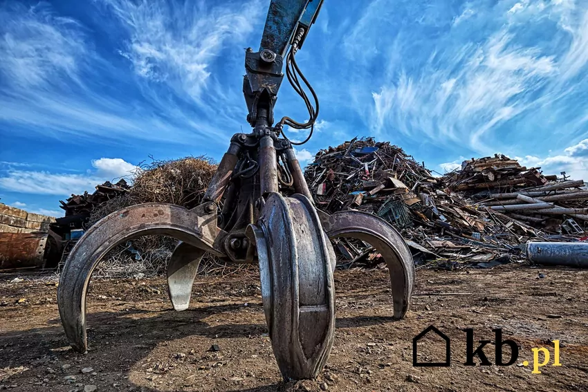 Recykling sprzętu komputerowego zyskał na znaczeniu Złom metalu z widocznymi hałdami