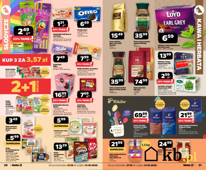 W promocyjnych cenach m.in. kultowe kawy Netto - gazetka
