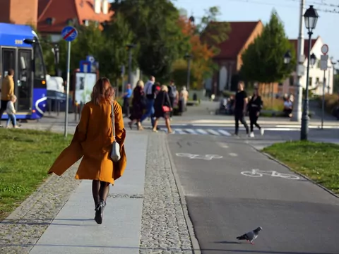 Kara za stanie na chodniku