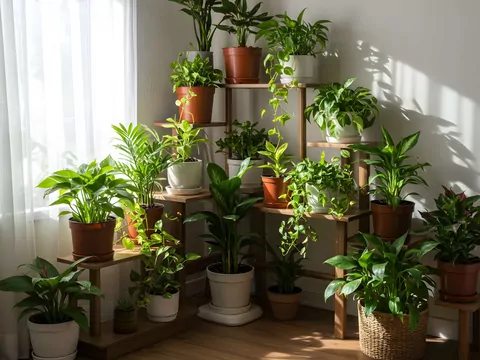 Biały nalot w doniczce