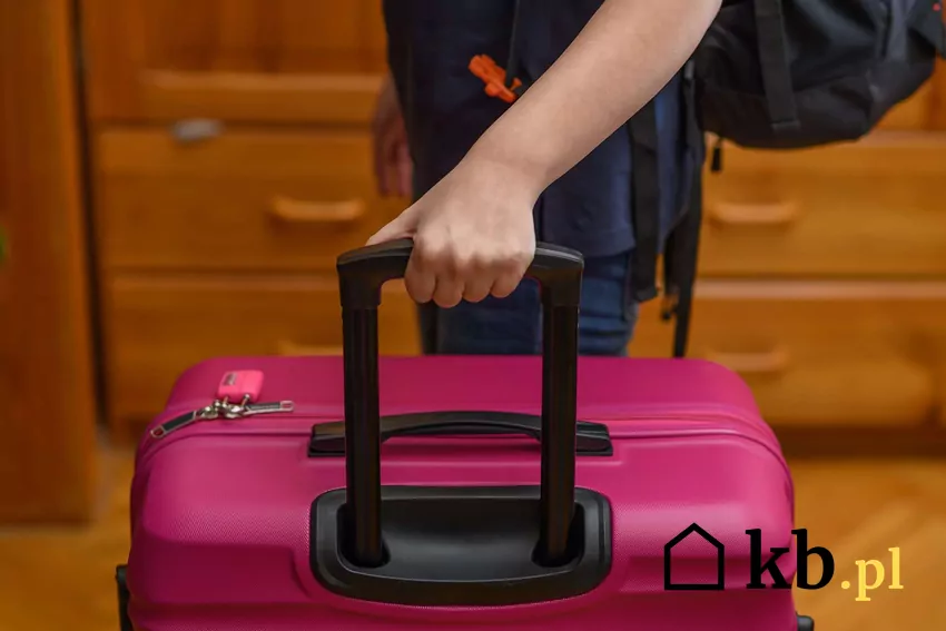 Ferie zimowe 2025/2026 mogą być świetną okazją do odkrywania nowych miejsc Kobieta z plecakiem i walizką w czasie podróży