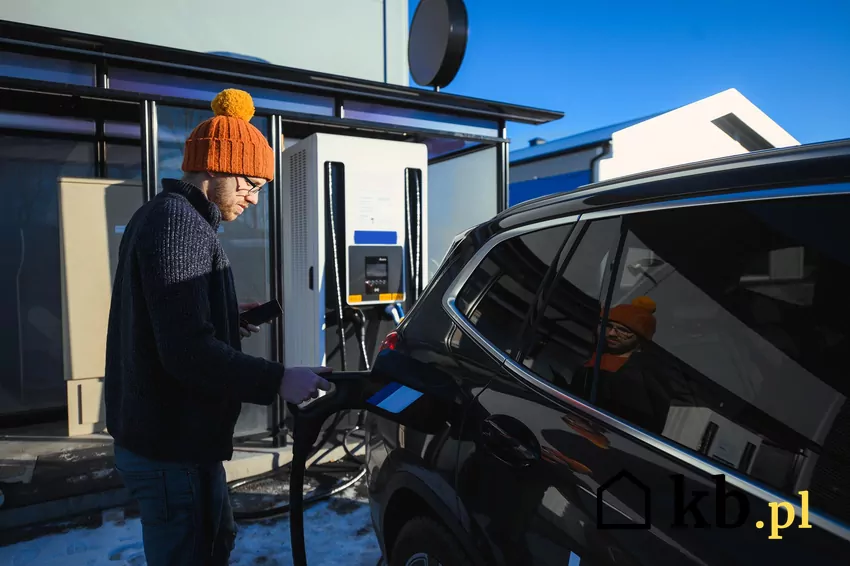 stacja ładowania samochodów EV