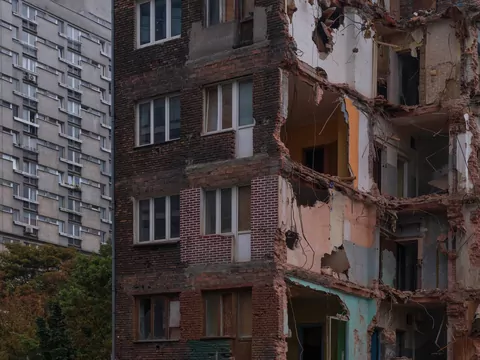 Wyburzenie kamienicy przy Grzybowskiej