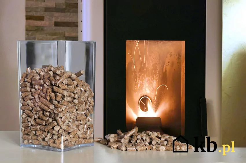 Nowoczesny kominek na pellet