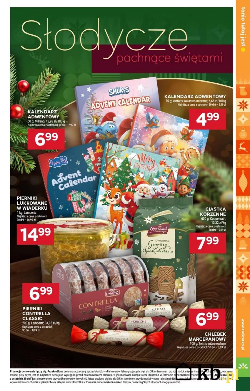 W Stokrotce słodycze na święta w mega cenach! Stokrotka - gazetka