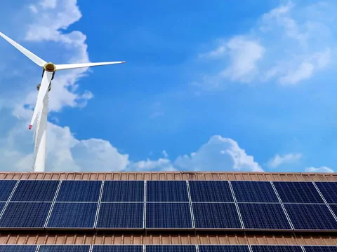Fotowoltaika i turbina wiatrowa