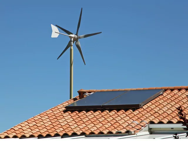 Fotowoltaika i turbina wiatrowa