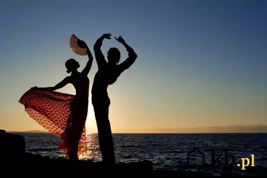 Tancerze flamenco na plaży