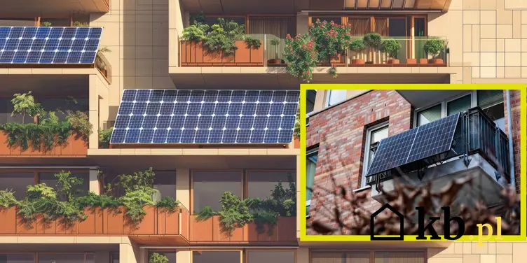 panele fotowoltaiczne na dachach i barierkach balkonowych, instalacja małej elektrowni balkonowej może wygenerować kilkaset złotych oszczędności w skali roku