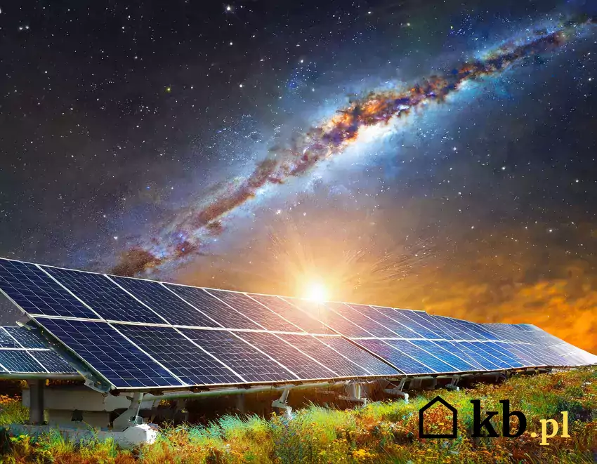 Fotowoltaika kosmiczna paneli słonecznych