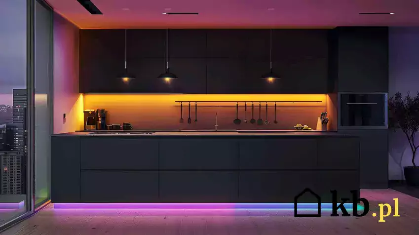 Oświetlenie podszafkowe w kuchni
